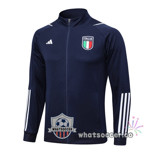 Italy Soccer Jacket Blue Royal 2023-2024