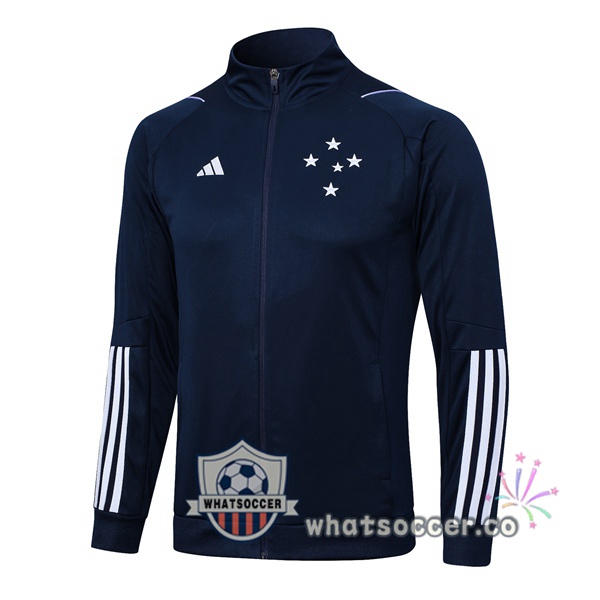 Cruzeiro EC Soccer Jacket Blue Royal 2023-2024