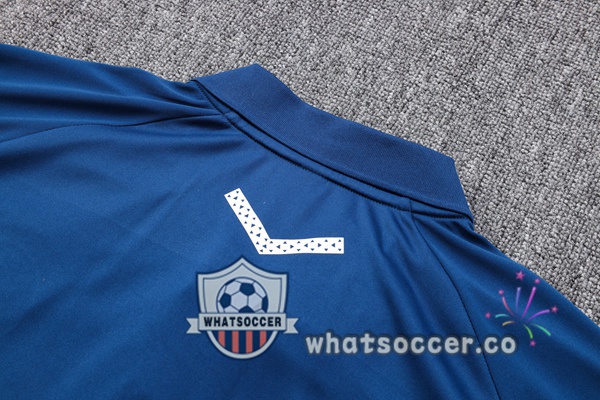 Training Polo Manchester City + Pants Blue Royal 2023-2024