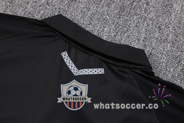 Training Polo AC Milan + Pants Black 2023-2024