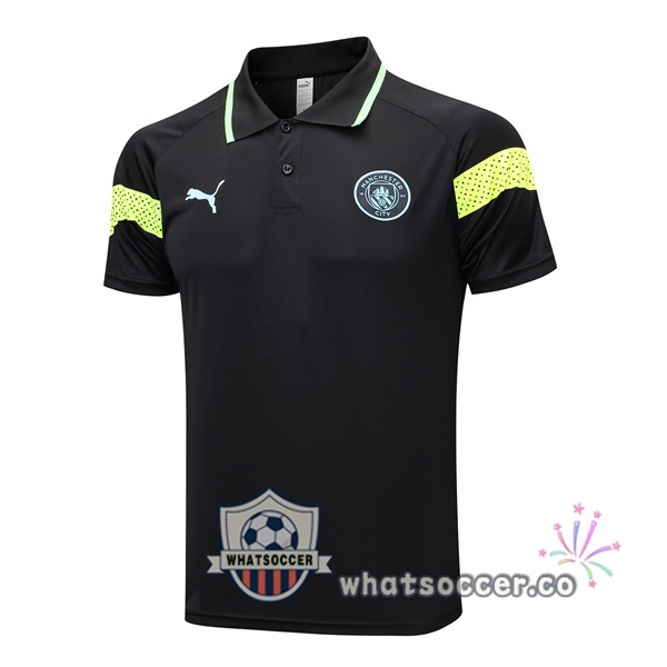 Training Polo Manchester City Black 2023-2024