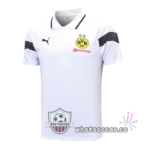 Training Polo Dortmund BVB White 2023-2024