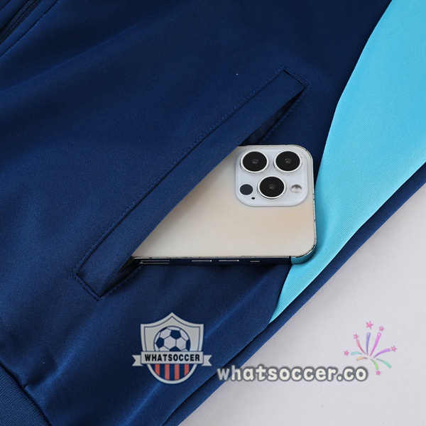 Manchester City Blue Royal Training Jacket 2023-2024