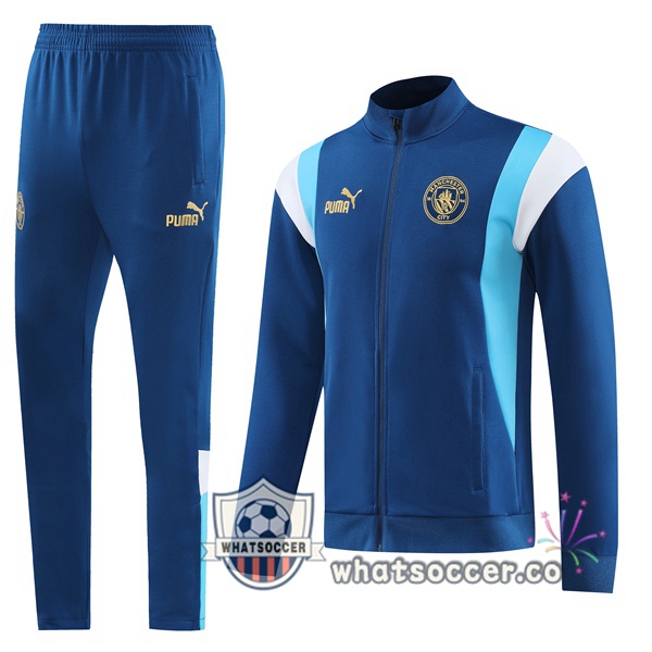 Manchester City Blue Royal Training Jacket 2023-2024