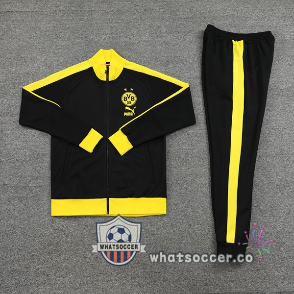 Dortmund BVB Black Training Jacket 2023-2024