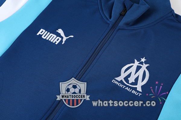 Olympique de Marseille Blue Royal Training Jacket 2023-2024