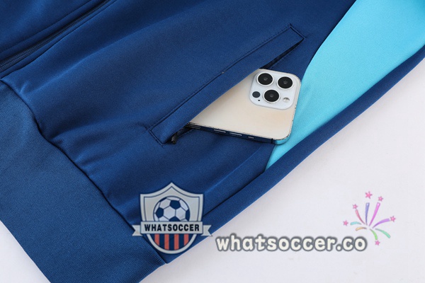 Olympique de Marseille Blue Royal Training Jacket 2023-2024