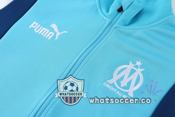 Olympique de Marseille Blue Training Jacket 2023-2024