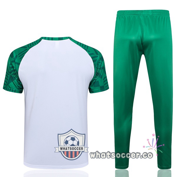 Palmeiras Training T-Shirts + Pants White 2023-2024