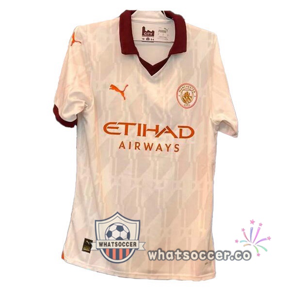 Manchester City Away Soccer Jerseys Marron Leak Version 2023-2024