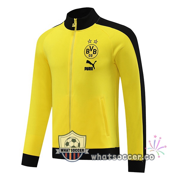 Dortmund BVB Soccer Jacket Yellow 2023-2024