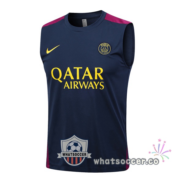 Paris PSG Blue Royal Soccer Vest 2023-2024