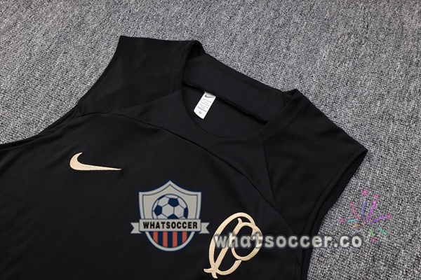 Corinthians + Shorts Black Soccer Vest 2023-2024