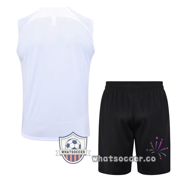 Corinthians + Shorts White Soccer Vest 2023-2024