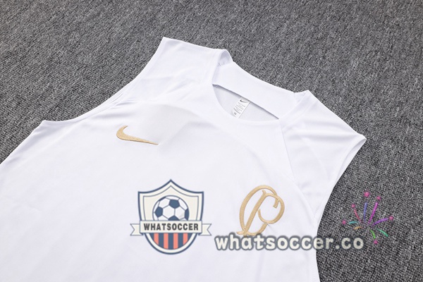 Corinthians + Shorts White Soccer Vest 2023-2024