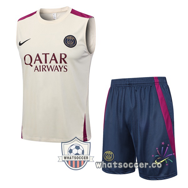 FC Barcelona + Shorts Marron Soccer Vest 2023-2024