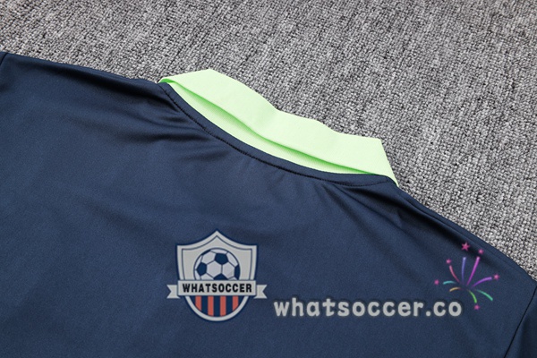 Training Polo Brazil + Pants Blue Royal 2023-2024