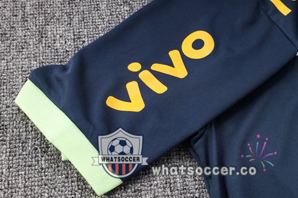 Training Polo Brazil + Pants Blue Royal 2023-2024
