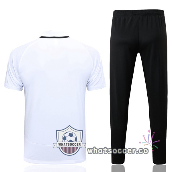 Training Polo Corinthians + Pants White 2023-2024