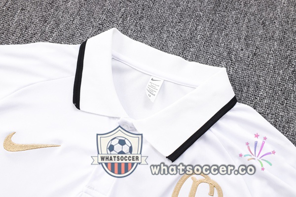 Training Polo Corinthians + Pants White 2023-2024