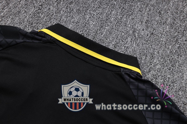 Training Polo Paris PSG + Pants Black 2023-2024