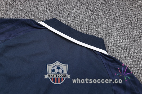 Training Polo Paris PSG + Pants Blue Royal 2023-2024