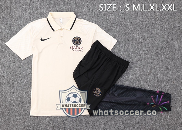 Training Polo Paris PSG + Pants Marron 2023-2024