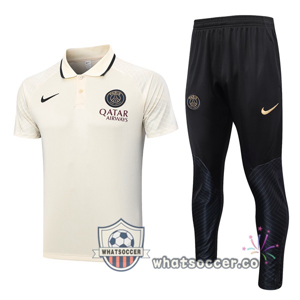 Training Polo Paris PSG + Pants Marron 2023-2024
