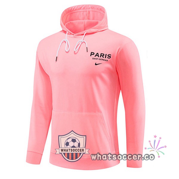 Paris PSG Hooded Sweater Rose 2023-2024