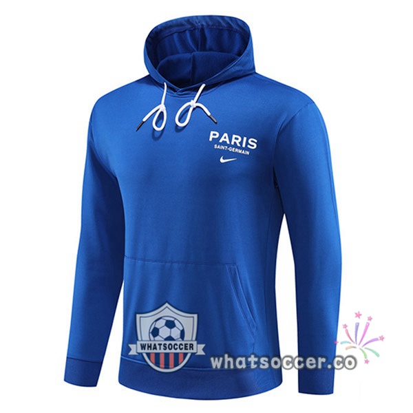 Paris PSG Hooded Sweater Blue 2023-2024