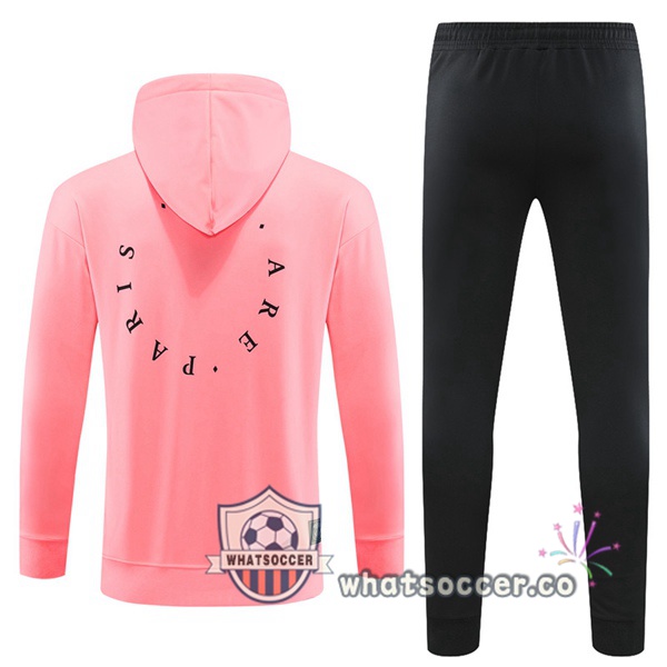 Paris PSG Rose Hooded Jacket 2023-2024