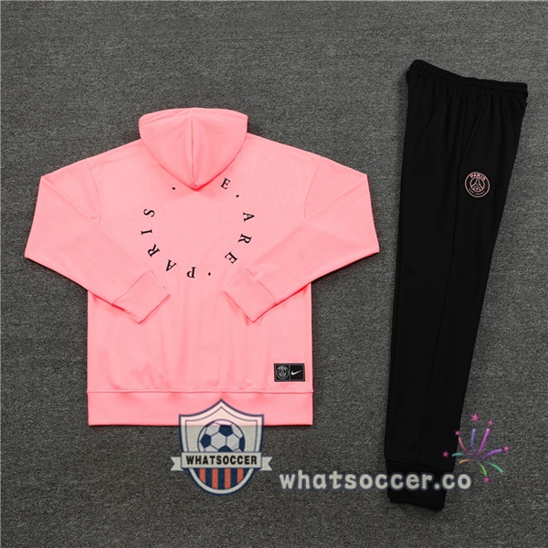 Paris PSG Rose Hooded Jacket 2023-2024