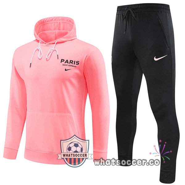 Paris PSG Rose Hooded Jacket 2023-2024