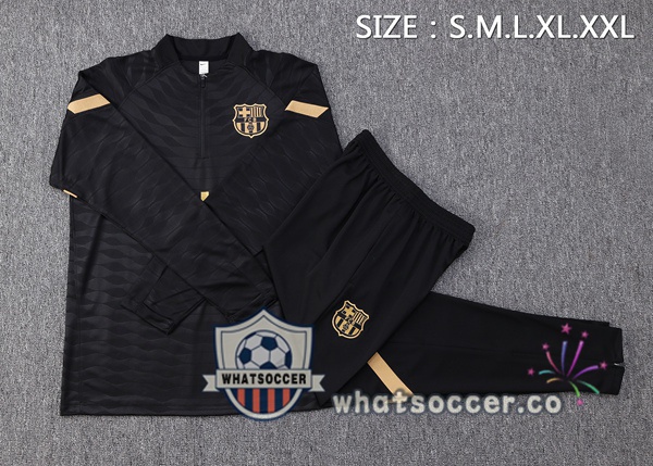FC Barcelona Black Tracksuit 2023-2024