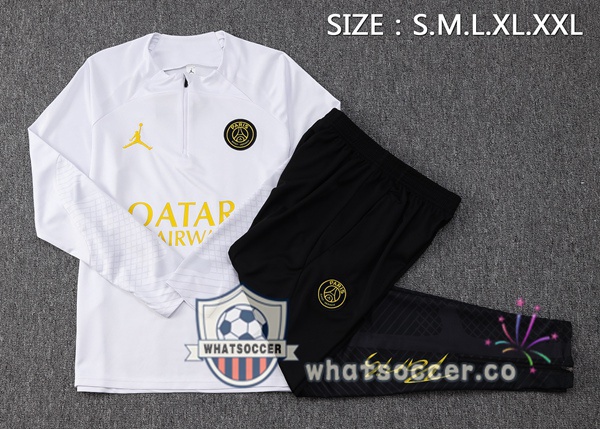 Paris PSG White Tracksuit 2023-2024