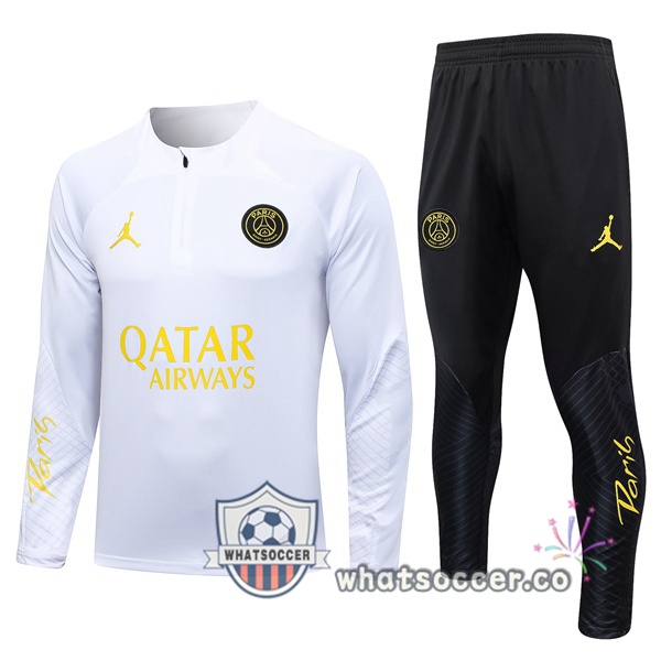 Paris PSG White Tracksuit 2023-2024