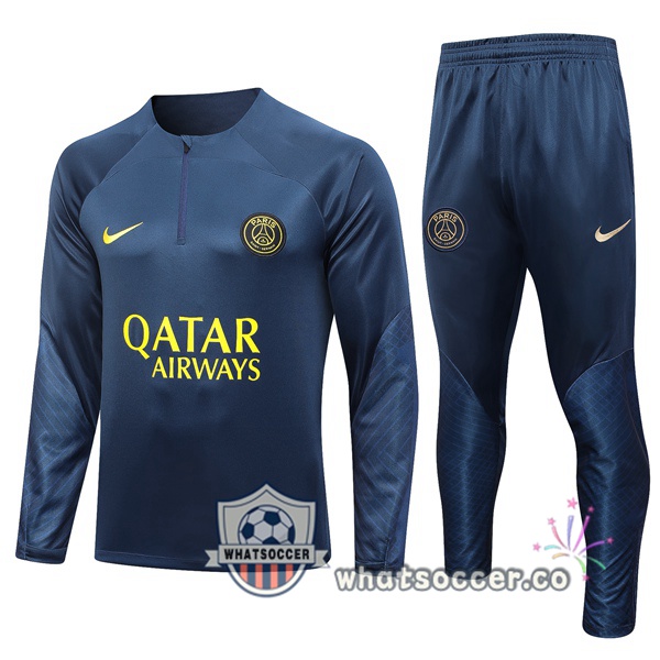 Paris PSG Blue Tracksuit 2023-2024