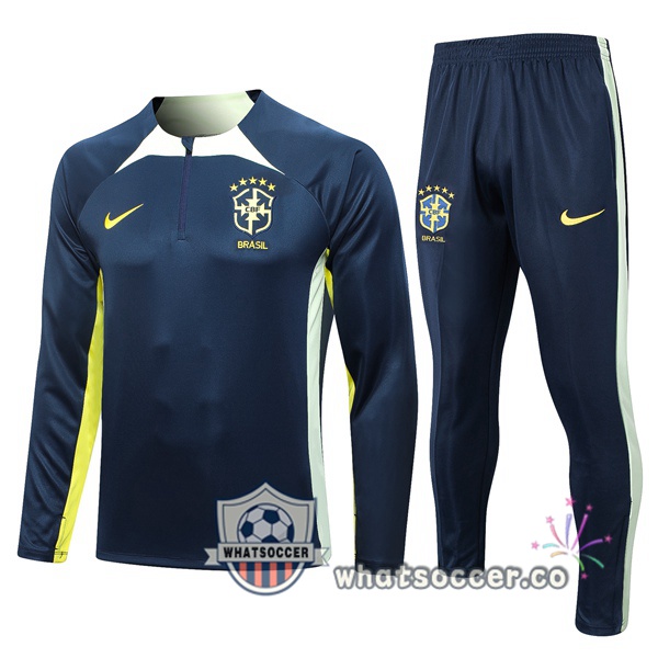Brazil Blue Royal Tracksuit 2023-2024