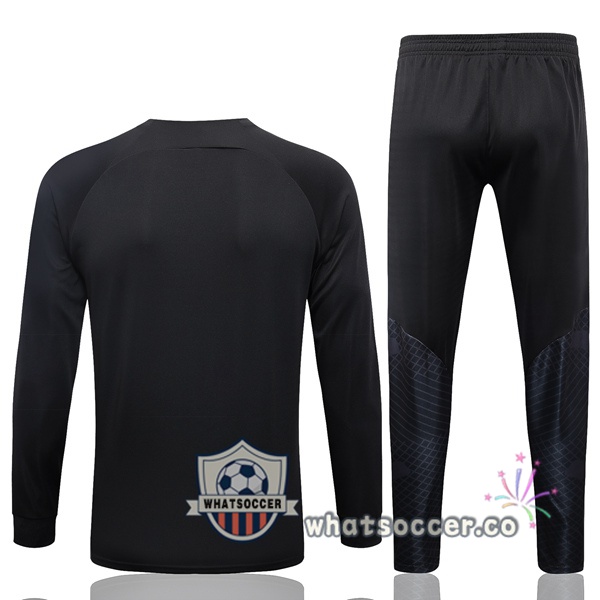 Paris PSG Black Training Jacket 2023-2024