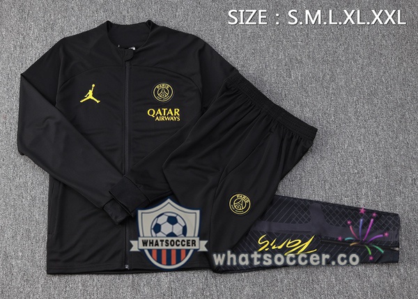 Paris PSG Black Training Jacket 2023-2024