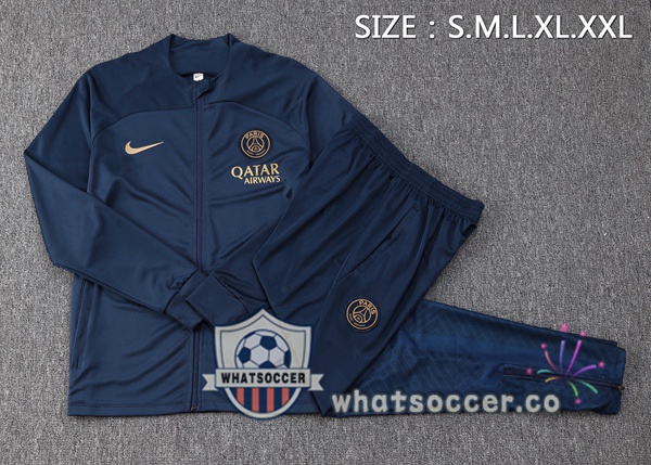 Paris PSG Blue Training Jacket 2023-2024