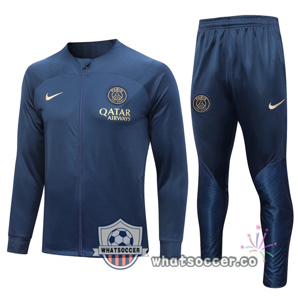 Paris PSG Blue Training Jacket 2023-2024