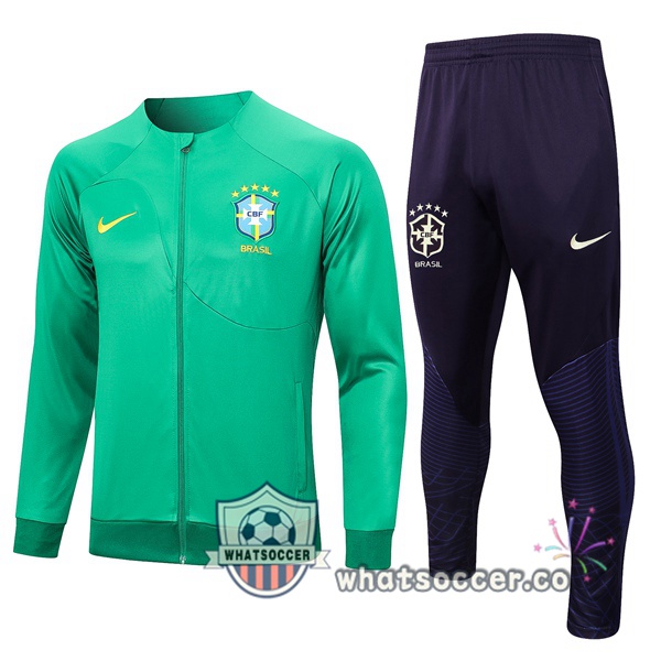 Brazil Green Training Jacket 2023-2024