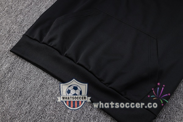 JORDAN Paris PSG Black Hooded Jacket 2023-2024
