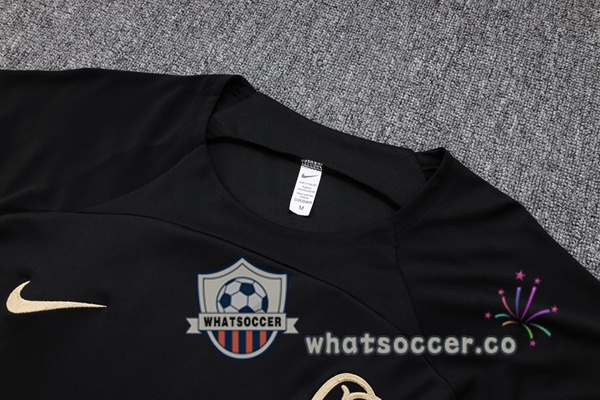 Corinthians Training T-Shirts + Shorts Black 2023-2024