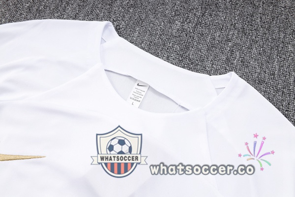 Corinthians Training T-Shirts + Shorts White 2023-2024