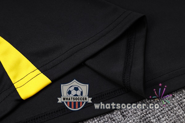 Paris PSG Training T-Shirts + Shorts Black 2023-2024
