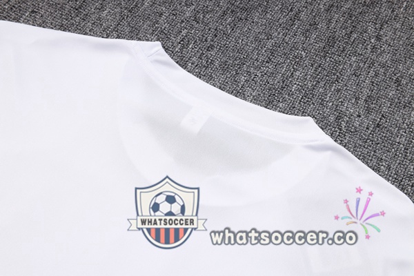 Paris PSG Training T-Shirts + Shorts White 2023-2024