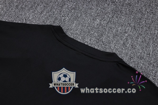 Paris PSG Training T-Shirts + Shorts Black 2023-2024
