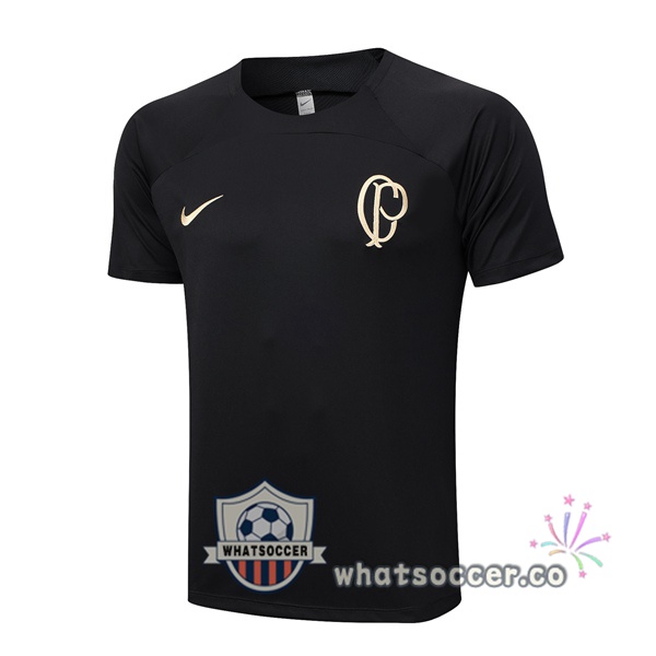 Corinthians Training T-Shirts Black 2023-2024